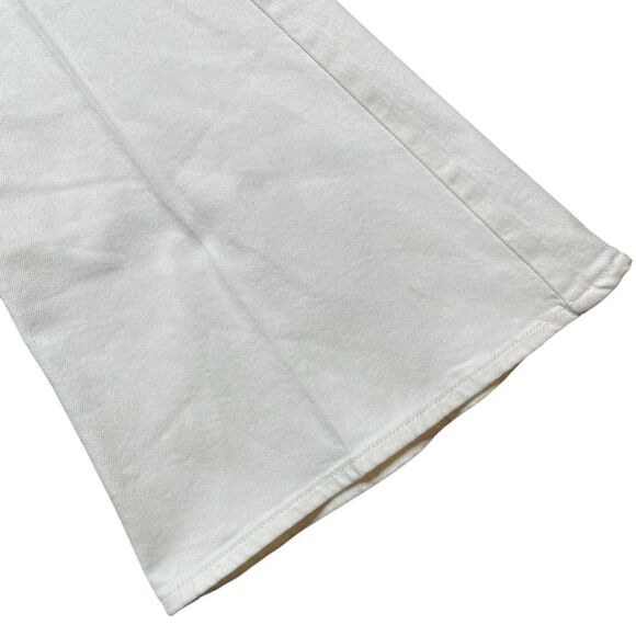 NWT 7 FOR ALL MANKIND JEANS Mega Flare Clean White Size 29 - Picture 6 of 12